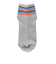 アディダス（adidas）ソックス 靴下 ２足組 SS-Sサイズ(19-23cm) グレー/黒ODW28-KK8076 子供用 ２足セット ショート丈