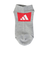 アディダス（adidas）ソックス 靴下 ２足組 SS-Sサイズ(19-23cm) グレー/黒 ODW24-KK8072 子供用 ２足セット スニーカー丈