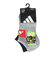 アディダス（adidas）ソックス 靴下 ２足組 SS-Sサイズ(19-23cm) グレー/黒 ODW24-KK8072 子供用 ２足セット スニーカー丈