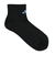 アディダス（adidas）ソックス 靴下 ２足組 SS-Sサイズ(19-23cm) 黒/黄 ODW32-KK8080 子供用 2足セット ショート丈