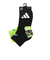 アディダス（adidas）ソックス 靴下 ２足組 SS-Sサイズ(19-23cm) 黒/黄 ODW32-KK8080 子供用 2足セット ショート丈