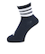アディダス（adidas）ソックス 靴下 1P 3STSOCKSBLACK ODV78-KK8026