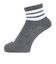 アディダス（adidas）ソックス 靴下 1P 3ST SOCKSGREY OEI19-KL0878