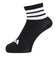 アディダス（adidas）ソックス 靴下 1P 3STSOCKSBLACK ODV85-KK8033