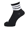 アディダス（adidas）ソックス 靴下 1P 3STSOCKSBLACK ODV85-KK8033
