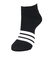 アディダス（adidas）ソックス 靴下 2足組 2P SOCKSSOCKSBLACK 黒/グレー Sサイズ(23-25cm) ODW21-KK8069 ショ…
