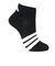 アディダス（adidas）ソックス 靴下 2足組 2P SOCKSSOCKSBLACK 黒/グレー Sサイズ(23-25cm) ODW21-KK8069 ショ…