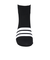 アディダス（adidas）ソックス 靴下 2足組 2P SOCKSSOCKSBLACK 黒/グレー Sサイズ(23-25cm) ODW21-KK8069 ショ…