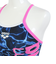 アリーナ（ARENA）競泳水着 レディース 水泳 トレーニングワンピース ブラック×ブルー SS-Lサイズ AS5FWM02L BKBL ロゴ