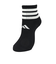 アディダス（adidas）ソックス 靴下 2足組 2P SOCKSSOCKSLGTGRE 黒/グレー Sサイズ (23-25cm) ODW23-KK8071 …