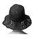 ニューエラ（NEW ERA）帽子 ハット アドベンチャー ワイドブリム Paper Crochet Hat 黒 S-Lサイズ(57-61cm) 1441929…