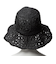 ニューエラ（NEW ERA）帽子 ハット アドベンチャー ワイドブリム Paper Crochet Hat 黒 S-Lサイズ(57-61cm) 1441929…
