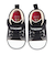 コンバース（CONVERSE）ジュニアスニーカー キャンパスシューズ ベビー オールスター V-1 たべっ子どうぶつ ブラック 37303630