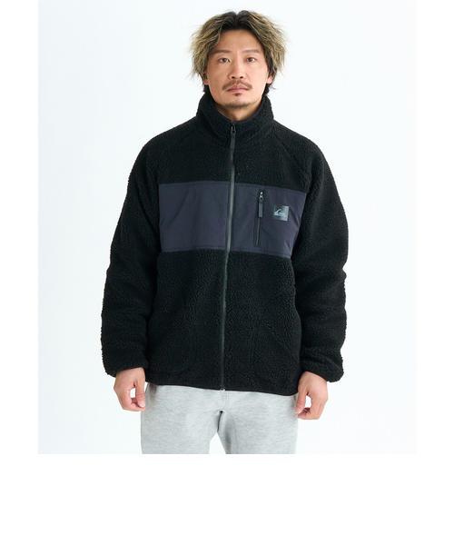 クイックシルバー(Quiksilver)ボアジャケット 25FWQJK254001BLK(Men’s) クイックシルバー（Quiksilver）ボアジャケット 25FWQJK254001BLK
