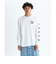 ディーシーシューズ（DC SHOES）PLAYTIME 長袖Tシャツ 25FWDLT254046WHT