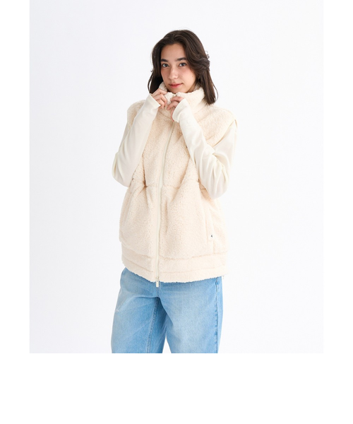 ロキシー（ROXY）BELLIS ボア ベスト 25FWRJK254020NAT｜スーパー