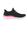 スケッチャーズ（SKECHERS）カジュアルシューズ スリップインズ サミット プラス シマーリング ストリッド ブラック ピンク 150619-BKMT