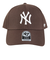 フォーティーセブン（47）キャップ 47 エムブイピー ニューヨーク・ヤンキース スナップバックコレクション ブラウン 55-59cm 14858238