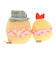 プライベート てのりぬいぐるみペア とんかつ えびふらいのしっぽ MF18501
