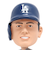 野球 大谷翔平 ビッグヘッドボブル 4.5インチ ビジター 打者