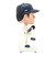 野球 大谷翔平 ビッグヘッドボブル 4.5インチ シティ・コネクト 投手