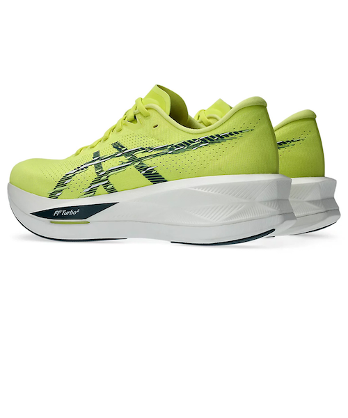 asics フットサルシューズ 青/黄緑 良美]asics アシックス ユニセックス25 0cm ランニングシューズ