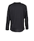 デサント（DESCENTE）ドライメッシュ ビックロゴ長袖シャツ ST5FLT00M BK00