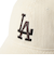 ニューエラ（NEW ERA）帽子 キャップ 9TWENTY Corduroy コーデュロイ ロサンゼルス・ドジャース アイボリー 14668031