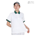 ルコックスポルティフ（lecoqsportif）ジャガード半袖ポロシャツ LU5FHS00L WH00