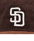ニューエラ（NEW ERA）帽子 キャップ 9TWENTY Corduroy コーデュロイ サンディエゴ・パドレス 茶色 Mサイズ 14668027