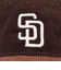 ニューエラ（NEW ERA）帽子 キャップ 9TWENTY Corduroy コーデュロイ サンディエゴ・パドレス 茶色 Mサイズ 14668027