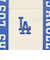 エムエルビー（MLB）ゴルフ MLBミニトートバッグ ロサンゼルス・ドジャース LA-TTBM03/IVORYNAVY
