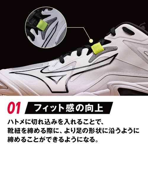 ミズノ（MIZUNO）バレーボールシューズ ウエーブライトニング Z8