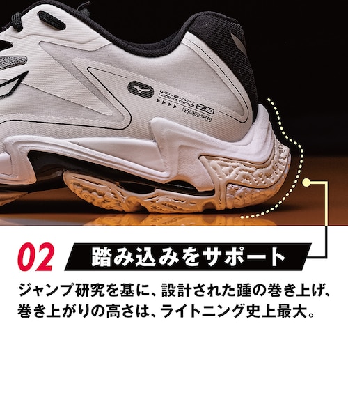 ミズノ（MIZUNO）バレーボールシューズ ウエーブライトニング Z8