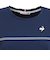 ルコックスポルティフ（lecoqsportif）テニスウェア 半袖ゲームシャツ LN5FHT20L NV00