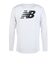 ニューバランス（new balance）スポーツロゴ長袖Tシャツ AMT53405WT