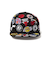 ニューエラ（NEW ERA）帽子 9FIFTY Team Logo Allover NBA キャップ 黒 S-Mサイズ 14667798