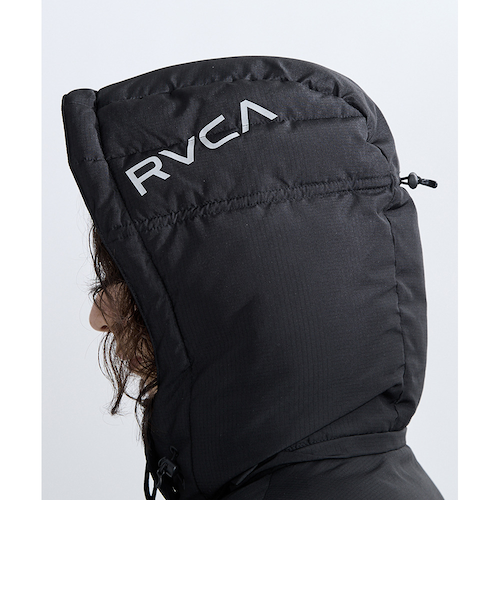 ルーカ（RVCA）バックプリント パファー ジャケット BF042760 BLK