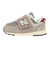 ニューバランス（new balance）ジュニアスニーカー スポーツシューズ 574 HOOK & LOOP グレー NW574SKBW スニーカー