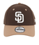 ニューエラ（NEW ERA）キャップ 9FORTY 2-Tone Woven Label サンディエゴ・パドレス ウォルナット ブラウン 56-60cm 14…