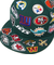 ニューエラ（NEW ERA）帽子 9FIFTY Team Logo Allover NFL キャップ ダークグリーン S-Mサイズ 14667797