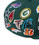 ニューエラ（NEW ERA）帽子 9FIFTY Team Logo Allover NFL キャップ ダークグリーン S-Mサイズ 14667797