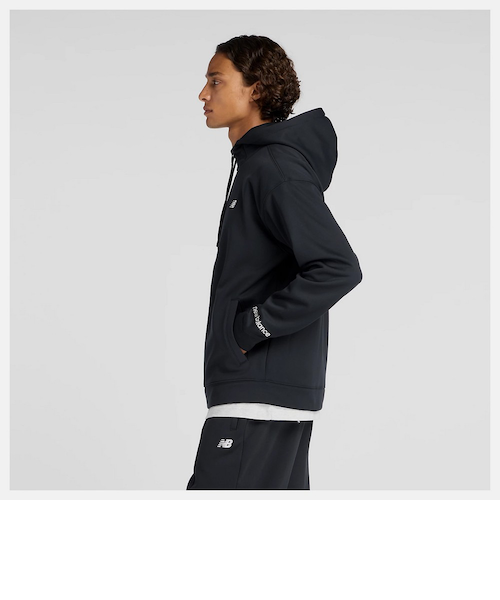 ニューバランス（new balance）ダブルニット フーディー ジャケット