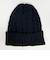 ヤックパック（YAK PAK）ニットキャップ ケーブルリブカフワッチ 黒 YAK-FGL-25F002 BLK 帽子 ニット帽 防寒