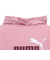 プーマ（PUMA）ジュニア ガールズ ESS 2カラー NO.1 ロゴ ショート レングス フーディ 687789 65 PNK