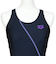 アリーナ（ARENA）フィットネス水着 アクアエクサ フィットネスワンピーススパッツ ネイビー×パープル AS5SWF02L S-3Lサイズ NVPP