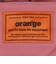 オレンジ（ORANGE）コットン ソールカバー 200129/4271