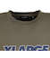 エクストララージ（XLARGE）スタンダード ロゴ クルーネック スウェットシャツ 101253012001-OLIVE