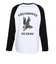 エクストララージ（XLARGE）EAGLE RAGLAN 長袖Tシャツ 101253011020-BLACK
