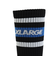 エクストララージ（XLARGE）ライン ソックス 101253054004-BLACK